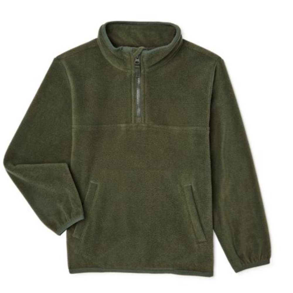 Wonder Nation Boys Quarter Zip - Size 14-16